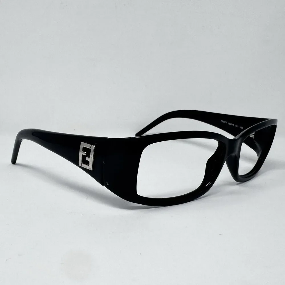 Fendi FS5078 001 Black Sunglass Frames 55-16-130 Made in Italy
